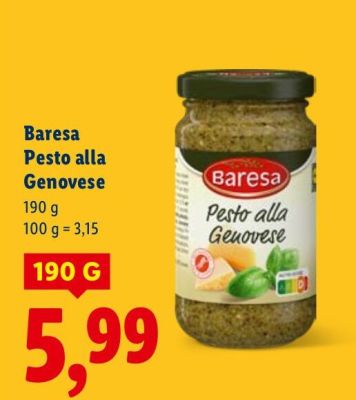 Pesto alla Genovese Baresa promocja w Lidl