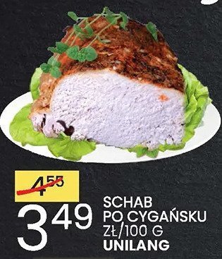 Schab po cygańsku Unilang promocja w Wafelek