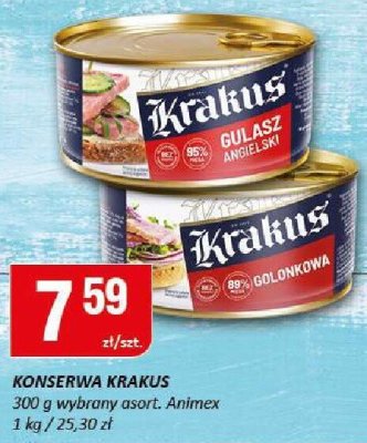 Konserwa Krakus animex promocja w Chorten