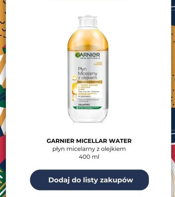 Płyn micelarny z olejkiem promocja w Biedronka