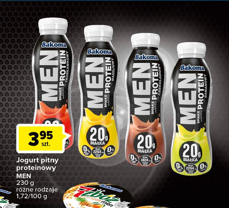 Shake czekoladowy BAKOMA MEN SHAKE PROTEIN promocja