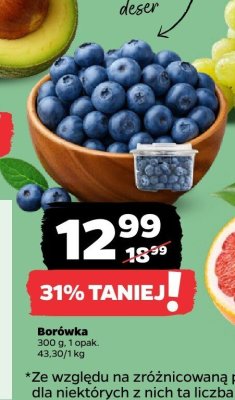 Borówka 300 g promocja w Netto