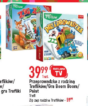 Gra zig zag rodzina treflików promocja