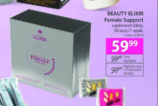 Sumplement female support Fa beauty elixir promocja