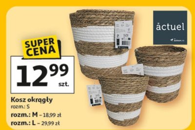 Kosz okrągły rozm.: S Actuel promocja w Auchan