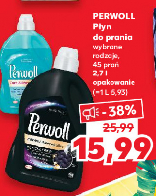 P艂yn do prania Perwoll care & refresh promocja