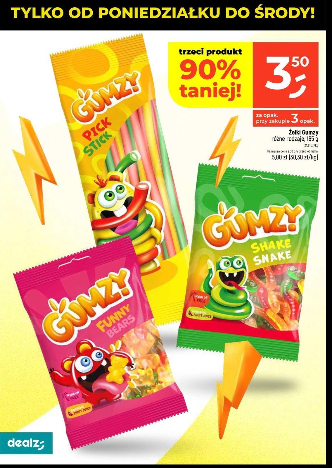 Żelki funny bears Gumzy promocja