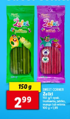Żelki o smaku jabłkowym Sweet corner promocja