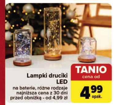 Lamki led druciki promocja