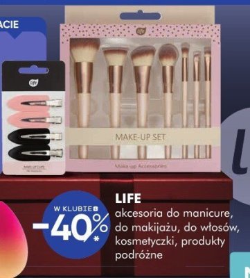 Akcesoria do manicure, do makijażu, do włosów, kosmetyczki, produkty podrożne Life promocja w Super-Pharm