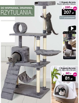 Kuweta dla kota 60x40x50 cm promocja w Woolworth