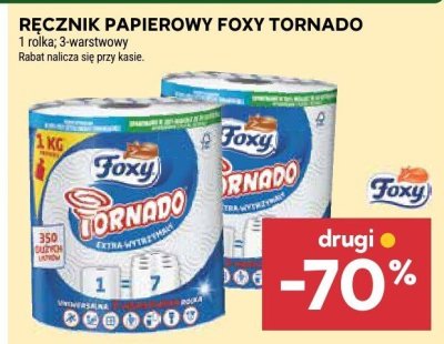 Ręcznik papierowy Foxy Tornado promocja w Stokrotka