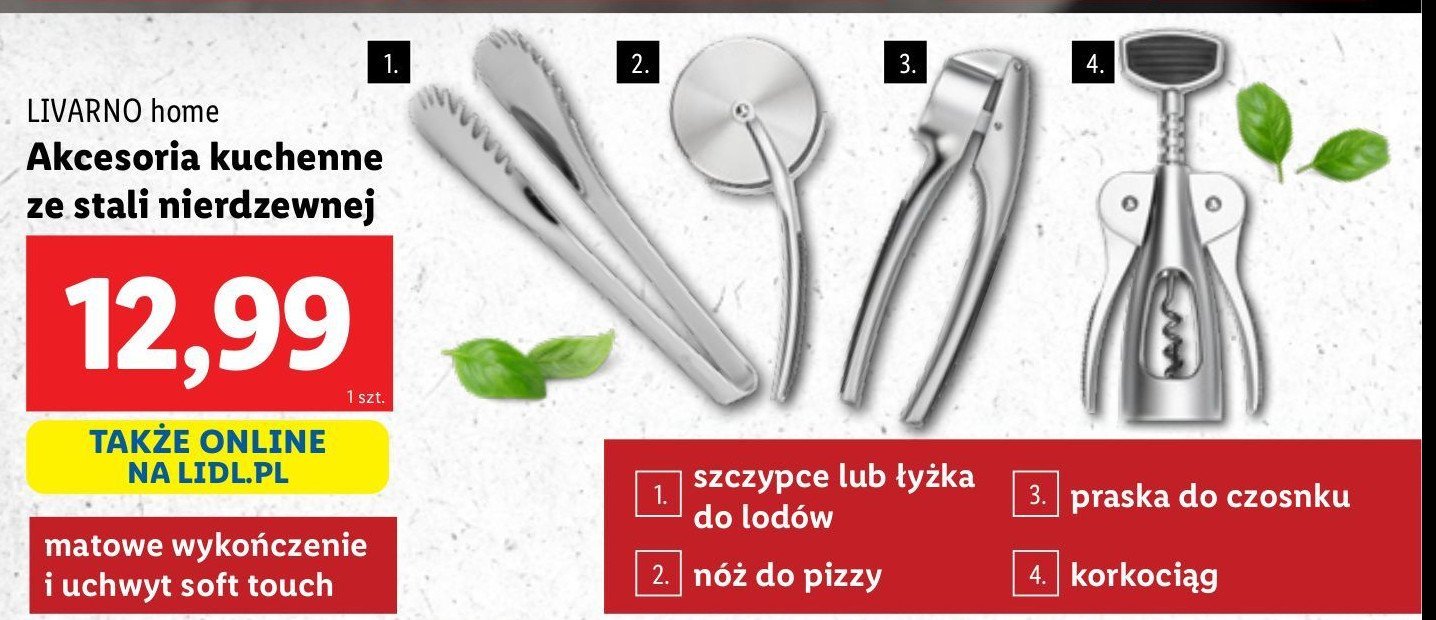 Praska do czosnku LIVARNO HOME promocja w Lidl