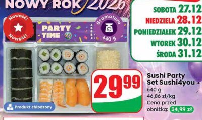 Sushi Party Set Sushi4you promocja w Dino