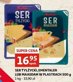 Ser żółty ementaler Auchan promocja w Netto