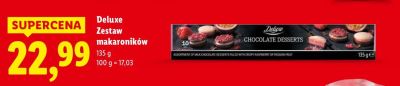 Czekolada Deluxe Zestaw makaroników promocja w Lidl