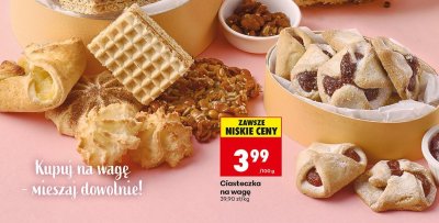 Ciasteczka na wagę promocja w Biedronka