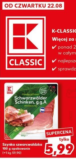 Szynka szwarcwaldzka K-classic promocja