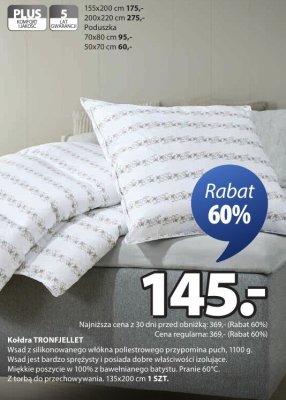Kołdra TRONFJELLET promocja w Jysk