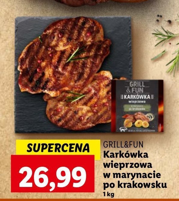 Karkówka w marynacie po krakowsku Grill and fun promocja