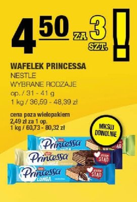 Wafelek Princessa Nestle promocja w SPAR