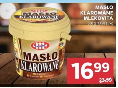 Masło klarowane Mlekovita promocja w Stokrotka