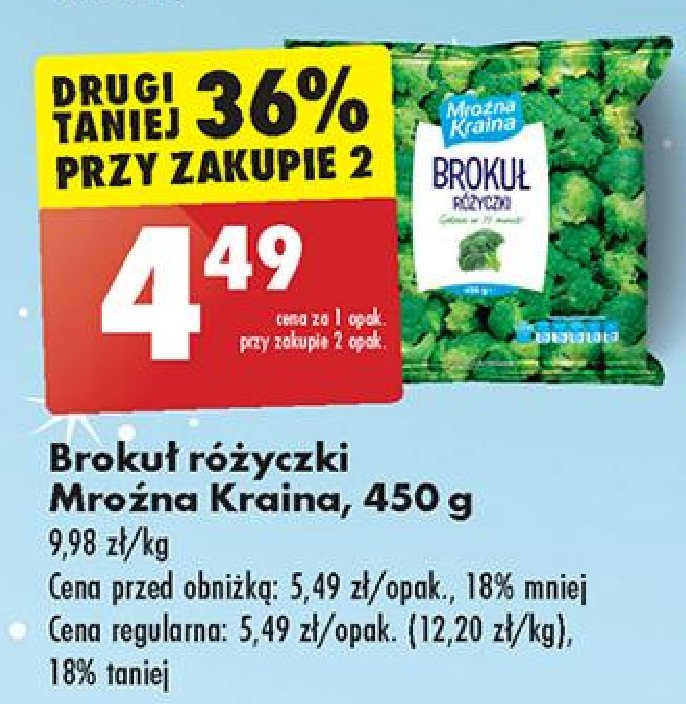 Brokuły Mroźna kraina promocja