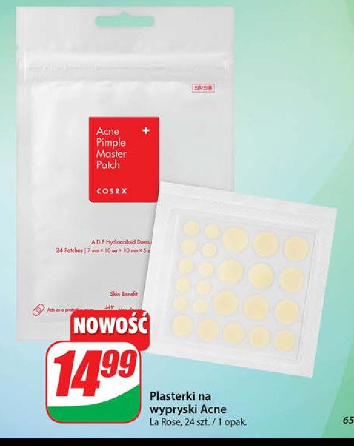 Plasterki na wypryski COSRX ACNE PIMPLE promocja w Dino