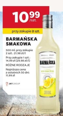 Wódka Barmańska smakowa promocja w Stokrotka