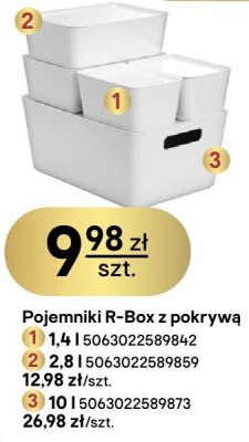 Pojemniki R-Box z pokrywą promocja w Castorama