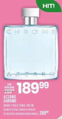 Woda toaletowa Azzaro Chrome promocja w Drogerie Natura
