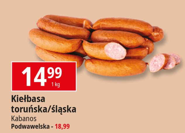 Kiełbasa śląśka Kabanos promocja