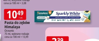 Pasta do z臋b贸w Himalaya herbals dental cream promocja w Leclerc
