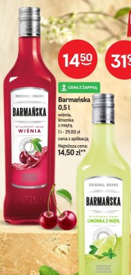 Wódka smakowa Barmańska wiśnia 0,5l promocja w Żabka