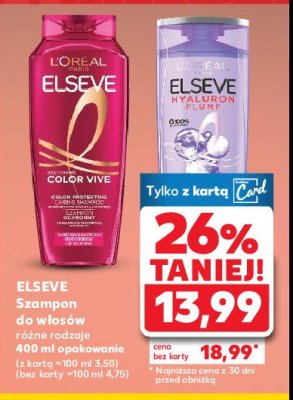Szampon do w艂os贸w L'oreal elseve hyaluron plump promocja