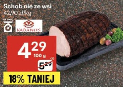 Schab nie ze wsi Kałdońos promocja w Delikatesy Centrum