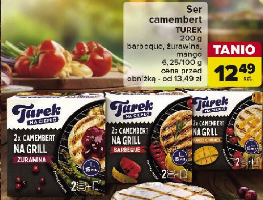 Ser camembert na ciepło barbeque Turek naturek Turek 123 promocja