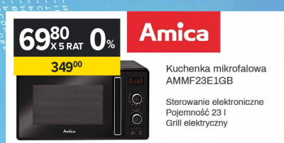 Kuchenka mikrofalowa ammf23e1gb Amica promocja
