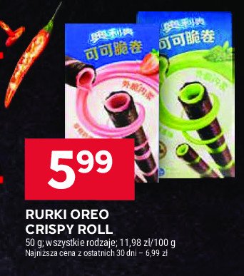 Rurki strawberry Oreo promocja