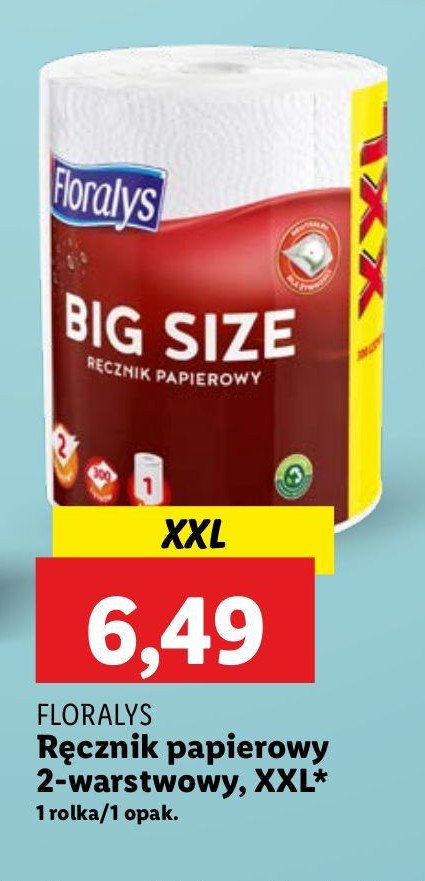 Ręcznik kuchenny xxl Floralys promocja