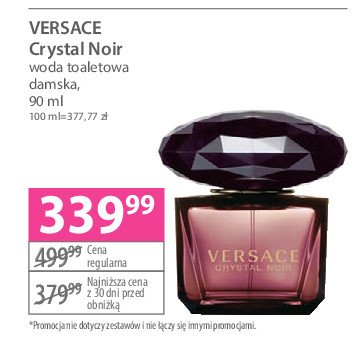 Woda perfumowana Versace crystal noir promocja