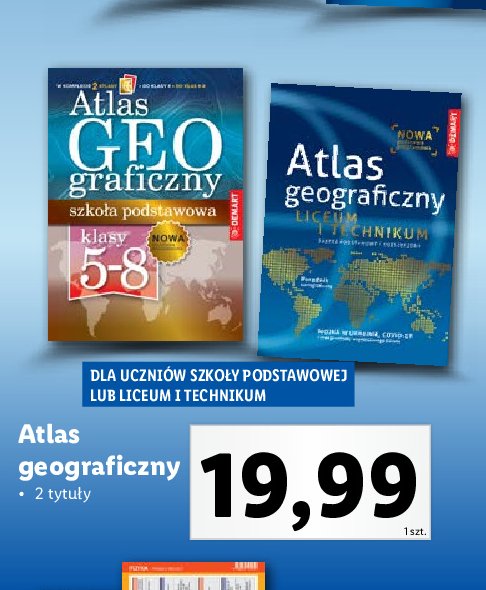 Atlas geograficzny promocje