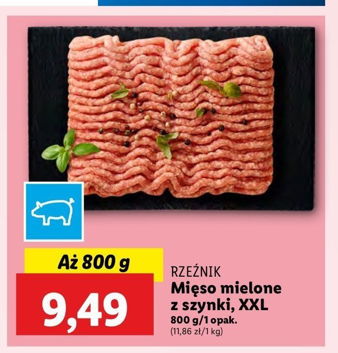 Mięso mielone z szynki Rzeźnik codzienna dostawa promocja