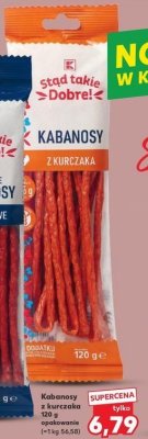 Kabanosy z kurczaka K-classic stąd takie dobre! promocja