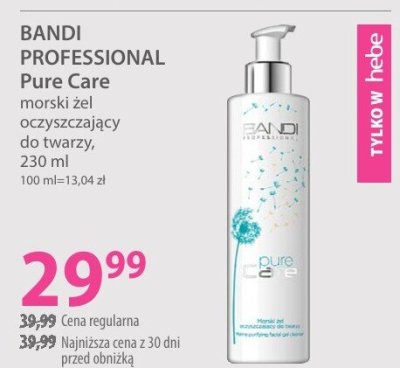 Żel oczyszczający BANDI PROFESSIONAL Pure Care promocja w Hebe