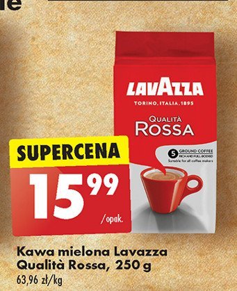 Kawa Lavazza qualita rossa promocja w Biedronka