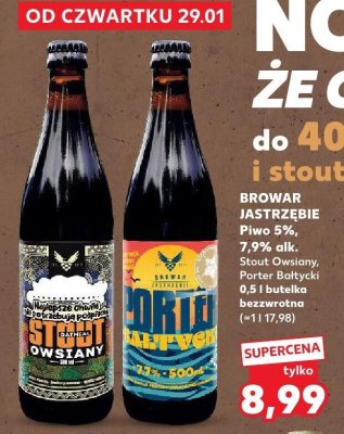 Piwo Stout Owsiany bezzwrotna promocja w Kaufland