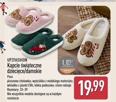 Kapcie świąteczne damskie  promocja w Aldi