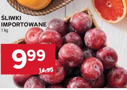 Śliwki import promocja w Stokrotka