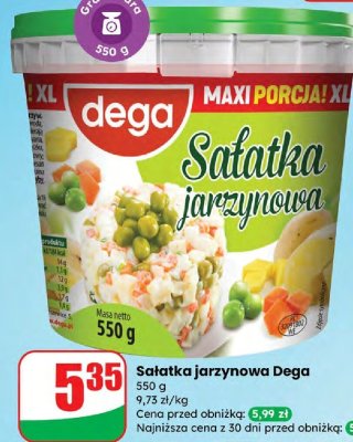 Sałatka jarzynowa  promocja w Dino